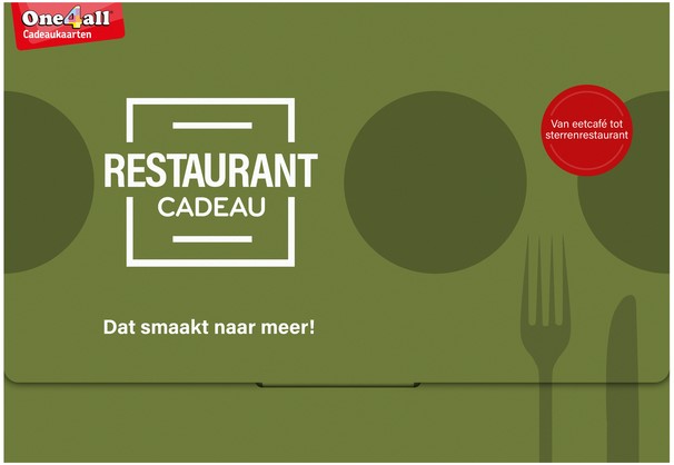 uitsterven veld verjaardag Cadeaukaart + envelop O4A RestaurantCadeau Logo bij Supply Center